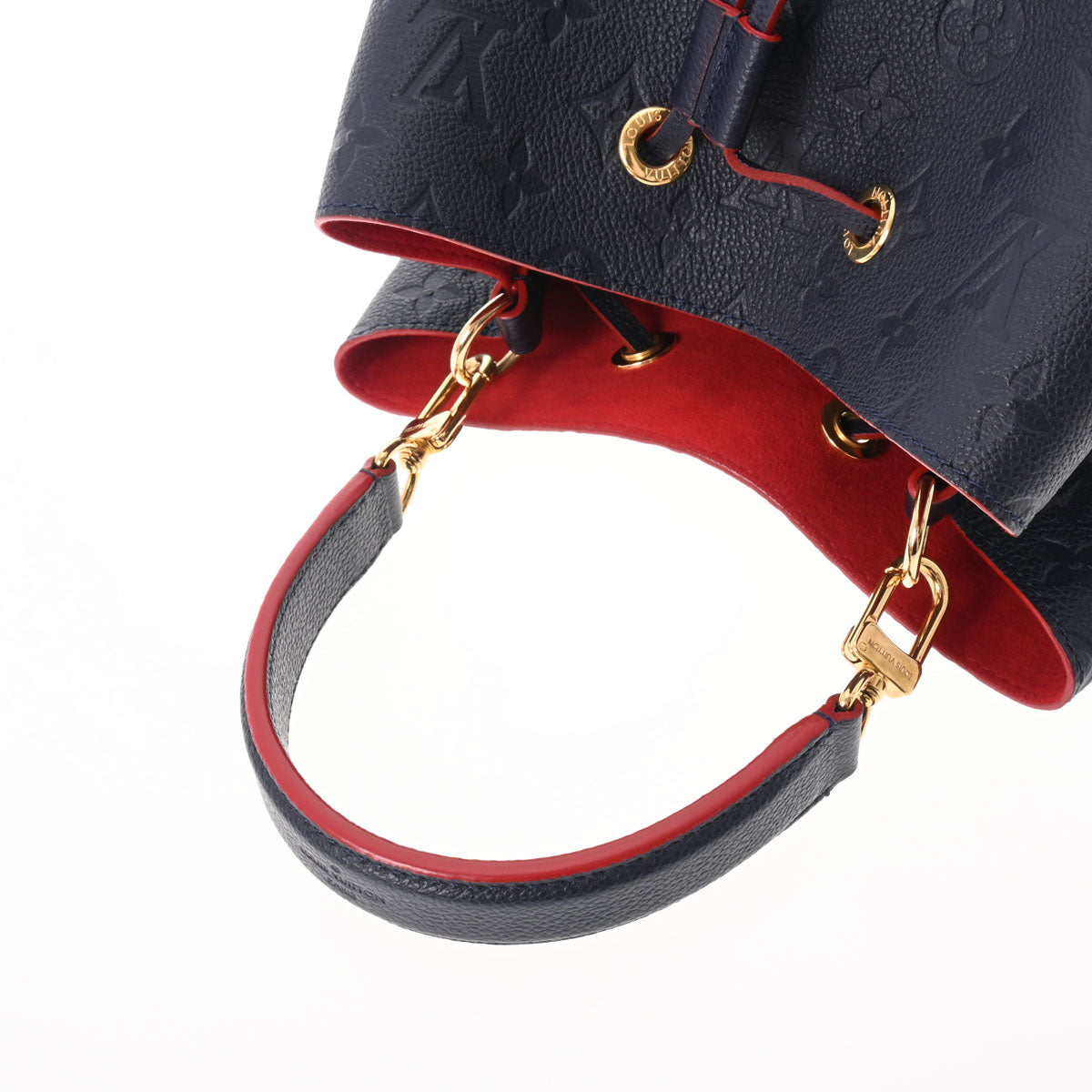 Louis Vuitton Monogram Emplant Neonoe Marine Rouge Implant 2way Bag