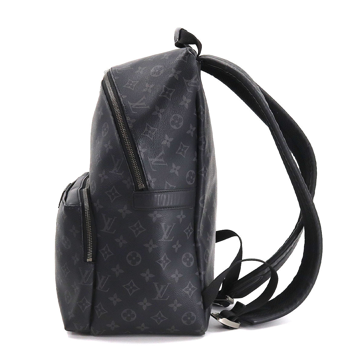 Louis Vuitton Monogram Eclipse Apollo Backpack Rucksack Black Silver Metal Fittings
