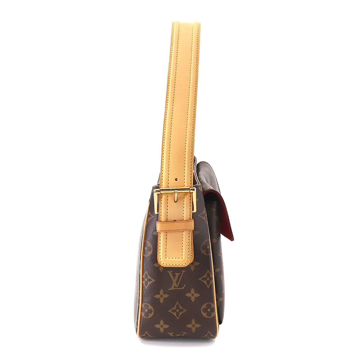 Louis Vuitton Monogram Viva Cite GM Shoulder Bag Brown