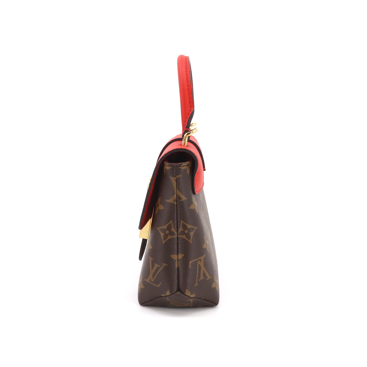 Louis Vuitton Monogram Locky BB Shoulder Bag Red