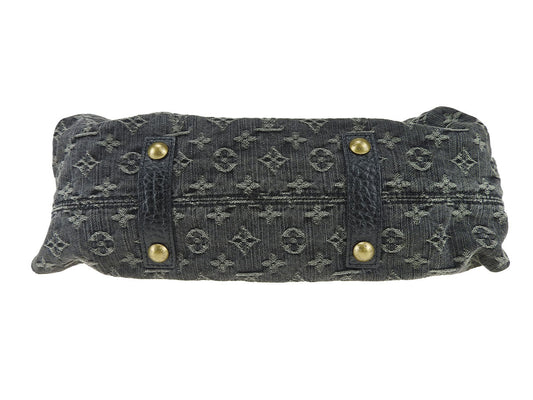 Louis Vuitton NeoCabby MM Noir Monogram Denim