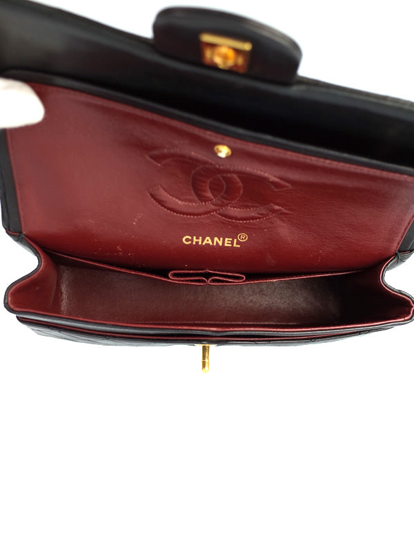 Chanel Matelasse Chain Shoulder Bag Black