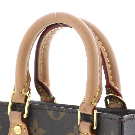 Louis Vuitton Petite Sac Plat Shoulder Bag Monogram Brown