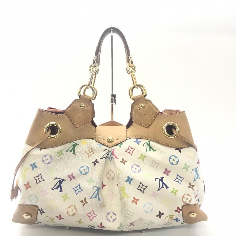 Louis Vuitton Ursula Monogram Multicolor Bron Handbag White