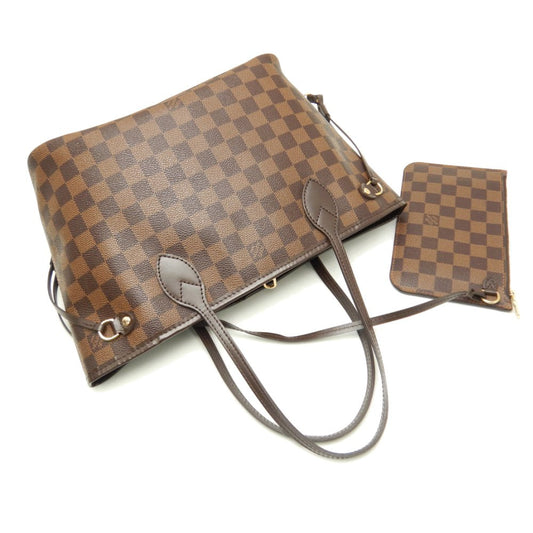 Louis Vuitton Damier Neverfull PM Ebene Tote Bag Brown