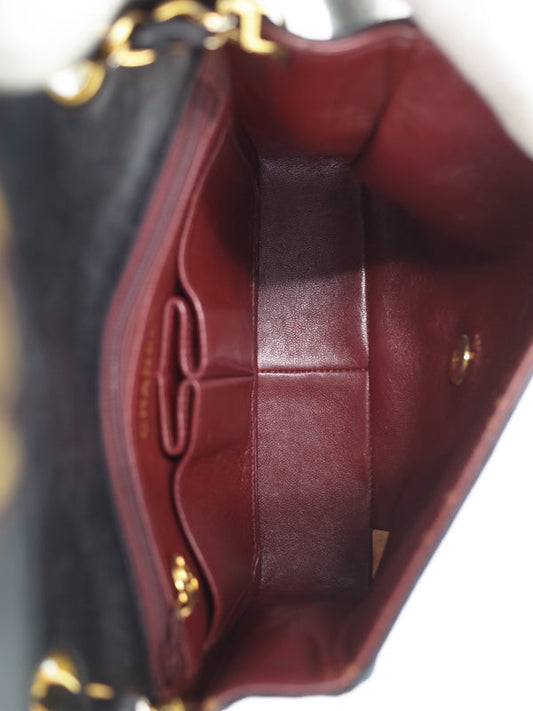 Chanel Matelasse Chain Shoulder Bag Black