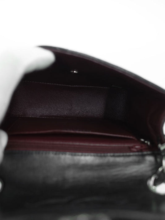 Chanel Mini Matelasse Chain Shoulder Bag Black