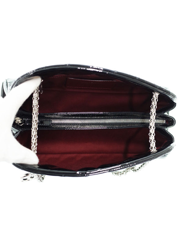 Chanel Mademoiselle Bowling Bag Shoulder Bag Black