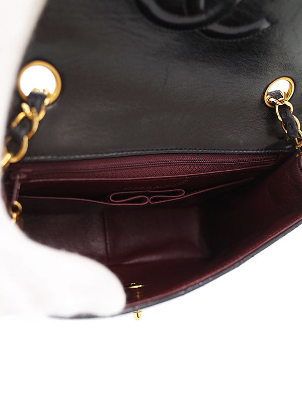 Chanel Matelasse Chain Shoulder Bag Black