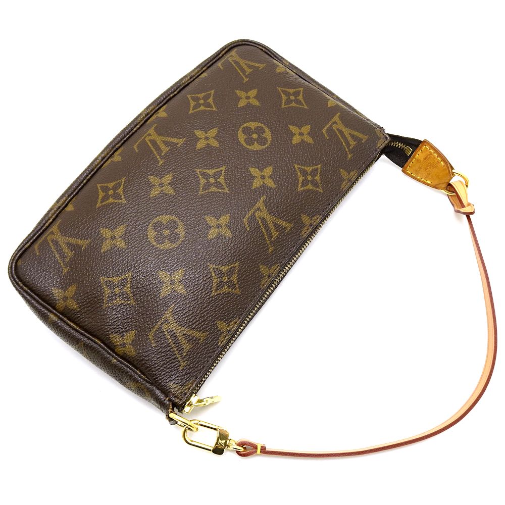 Louis Vuitton Monogram Pochette Accessoire Brown