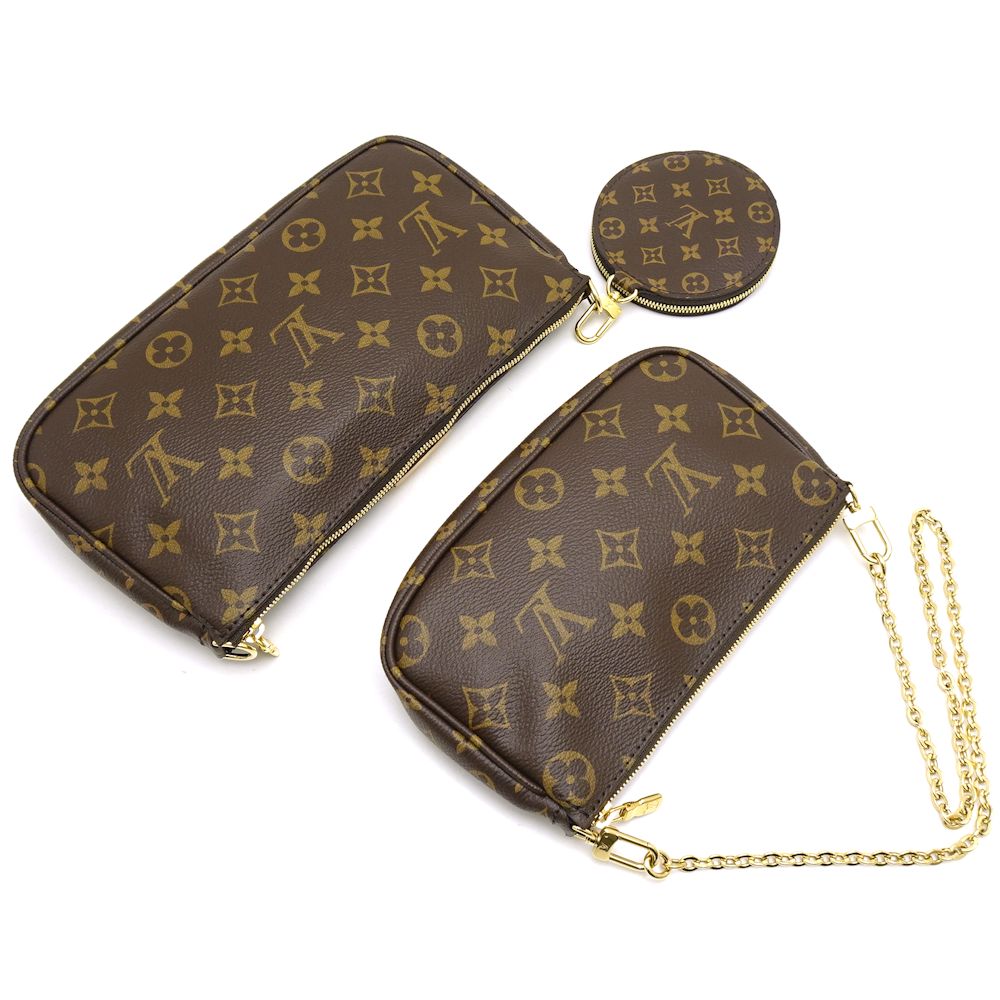 Louis Vuitton Monogram Multi Pochette Accessoire Brown