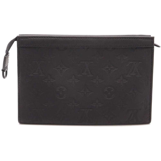 Louis Vuitton Shoulder Bag Monogram Shadow Gaston Wearable Wallet Black