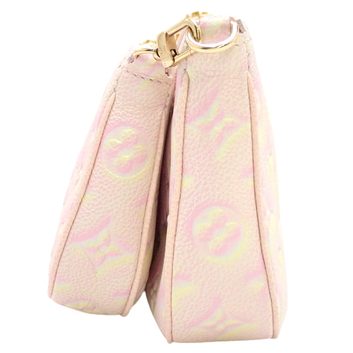 Louis Vuitton Monogram Implant Multi Pochette Accessoire Shoulder Bag Pink