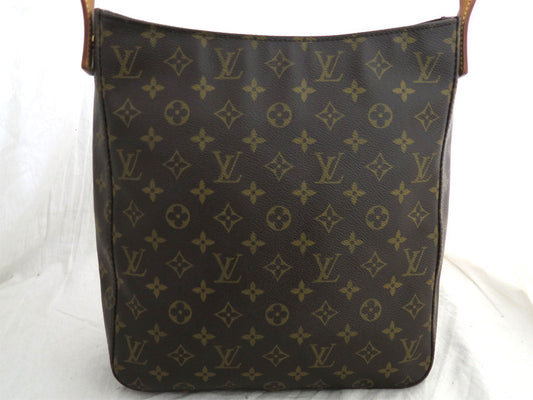 Louis Vuitton Monogram Looping MM Shoulder Bag One Shoulder Brown x Gold Hardware