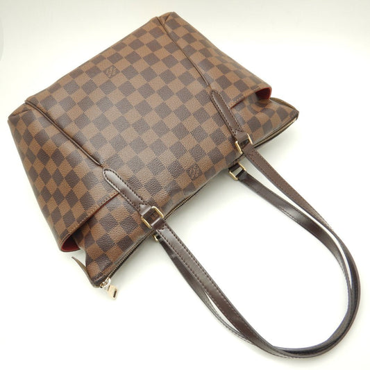 Louis Vuitton Damier Totally PM Ebene Tote Bag Brown