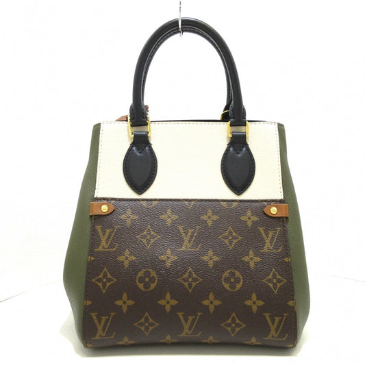 Louis Vuitton Fold PM Tote Bag Claim X Khaki X Noir Monogram Canvas