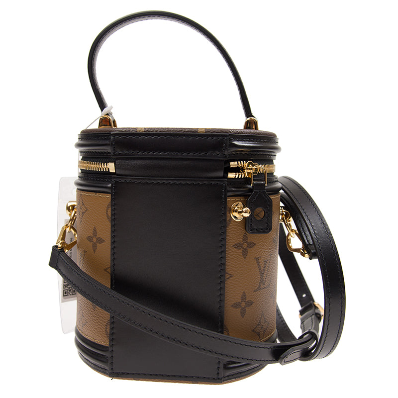 Louis Vuitton Cannes Reverse Monogram Leather Shoulder Bag
