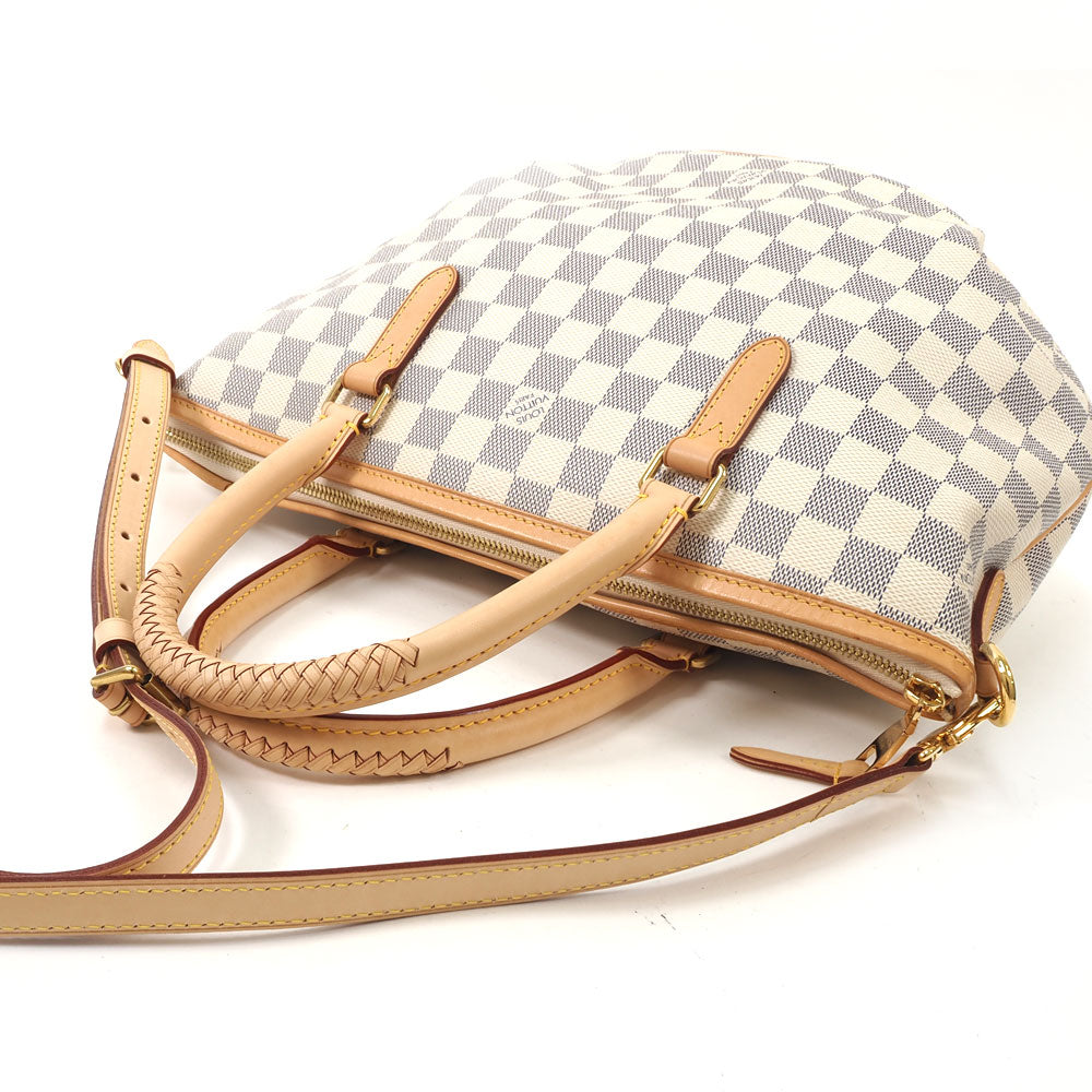 Louis Vuitton Riviera PM Damier Azur Tote Bag Shoulder Bag