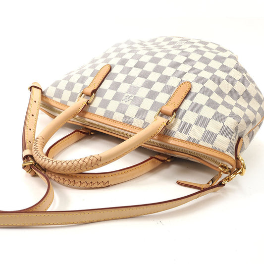 Louis Vuitton Riviera PM Damier Azur Tote Bag Shoulder Bag