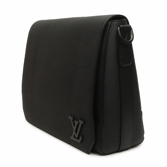 Louis Vuitton Aerogram Takeoff Messenger Shoulder Bag Diagonal Black