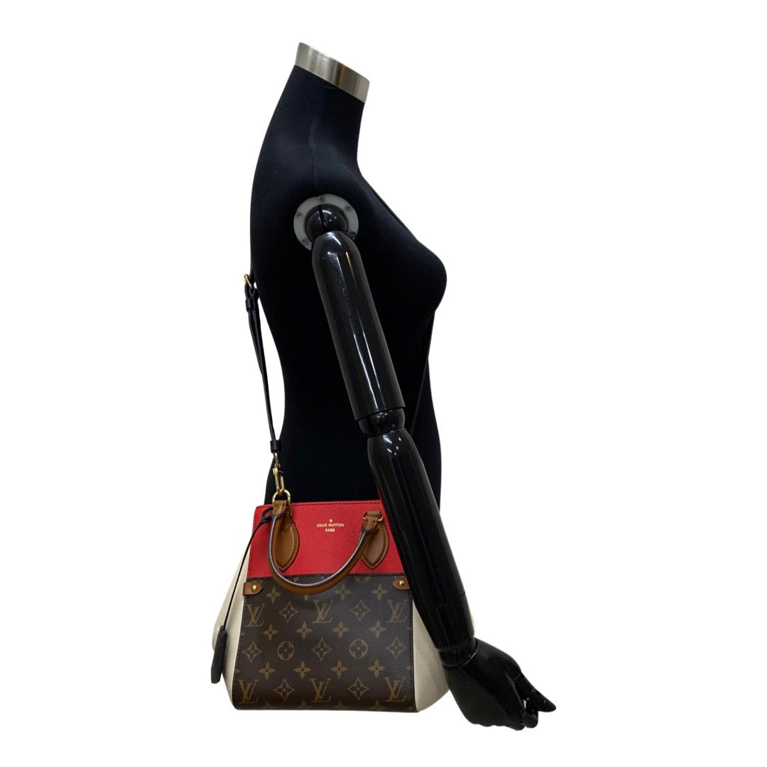 Louis Vuitton Fold Tote PM Monogram Leather Shoulder Bag
