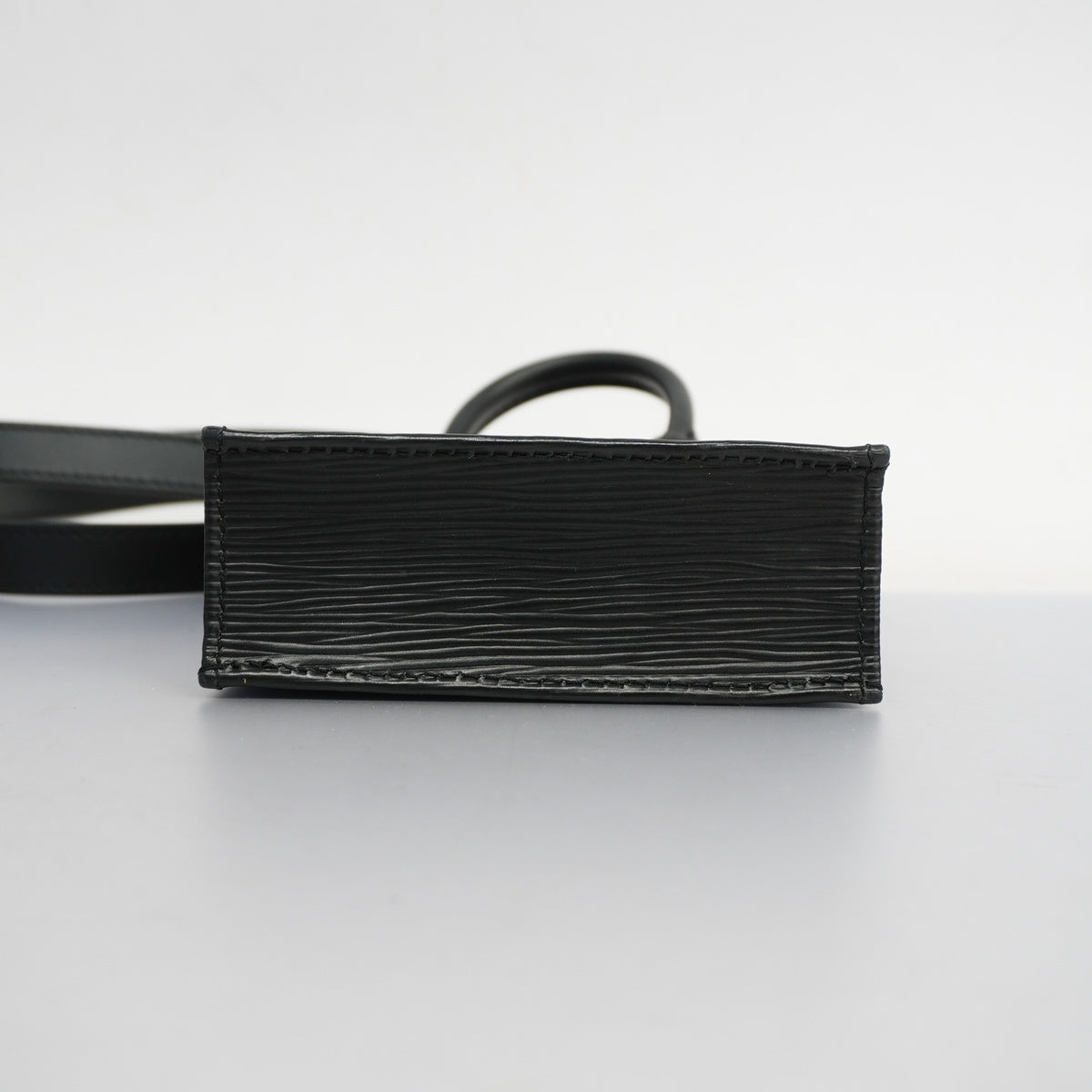 Louis Vuitton Shoulder Bag Epi Petite Sac Plat Noir Black