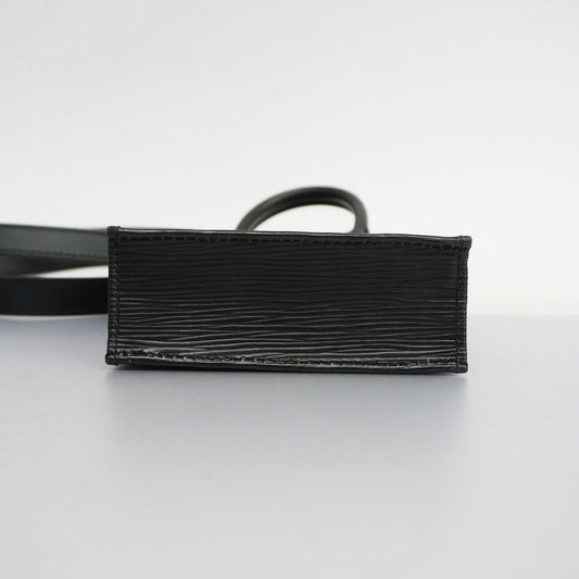 Louis Vuitton Shoulder Bag Epi Petite Sac Plat Noir Black
