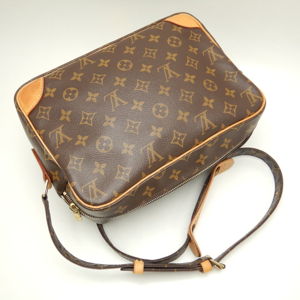 Louis Vuitton Monogram Nile Crossbody Shoulder Bag Brown