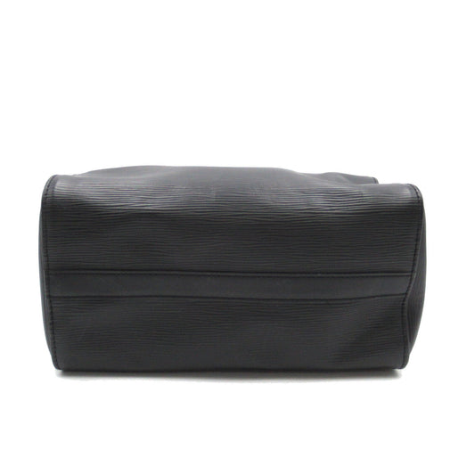 Louis Vuitton Speedy 25 Handbag Leather Epi Black