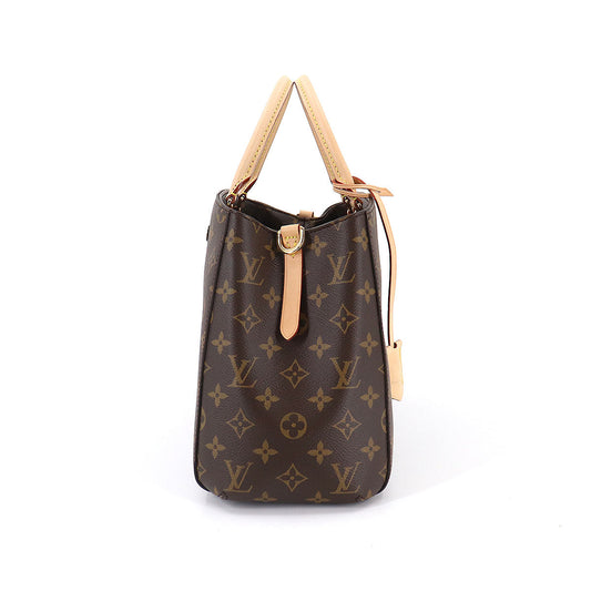 Louis Vuitton Monogram Montaigne MM 2 Way Hand Shoulder Bag