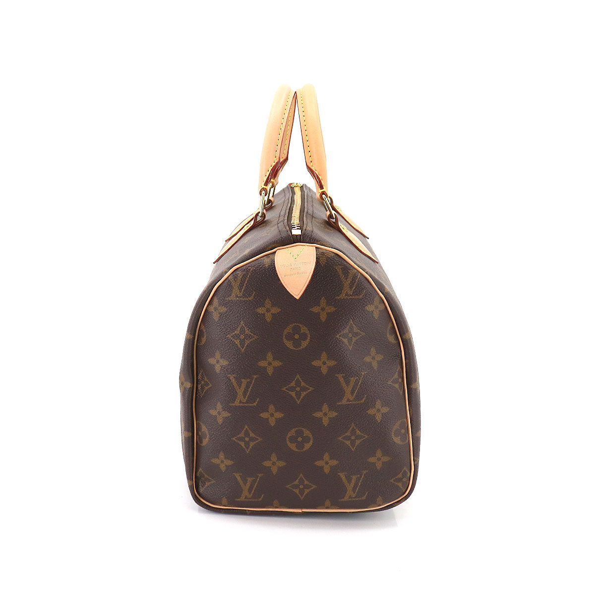 Louis Vuitton Monogram Speedy 30 Hand Bag Brown