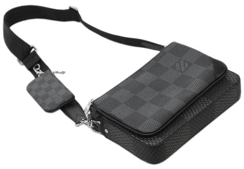 Louis Vuitton Damier Graphite 3D Messenger Shoulder Crossbody Bag