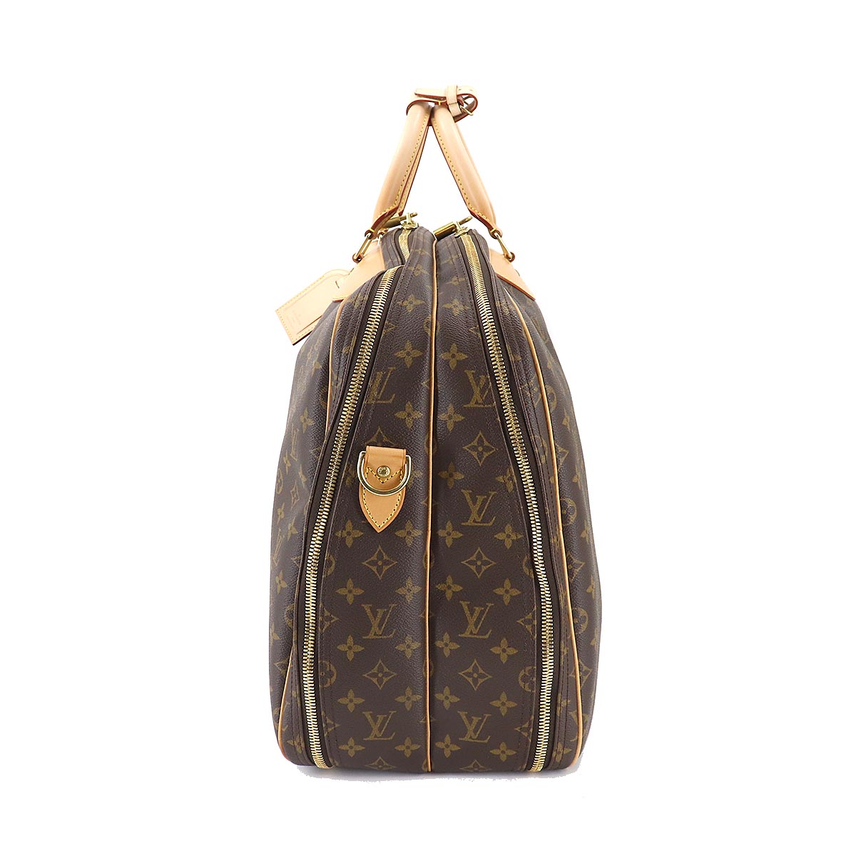 Louis Vuitton Monogram Alize de Poche Boston Shoulder Bag Brown