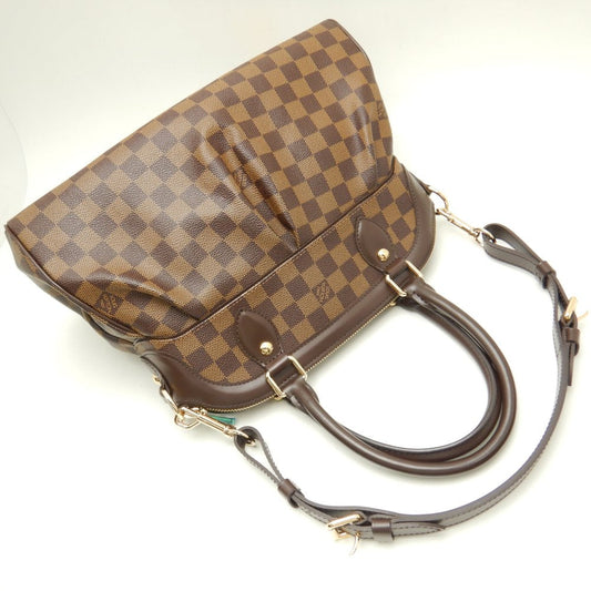 Louis Vuitton Damier Trevi PM Ebene 2WAY Bag Brown