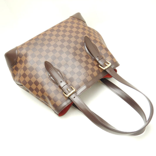 Louis Vuitton Damier Hampstead MM Ebene Shoulder  Brown