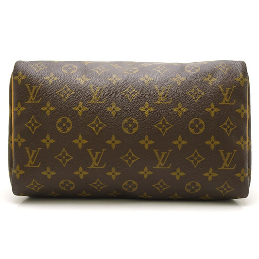 Louis Vuitton Monogram Speedy 30 Brown Boston Bag