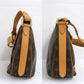 Louis Vuitton Turam PM Monogram Shoulder Bag Brown Leather