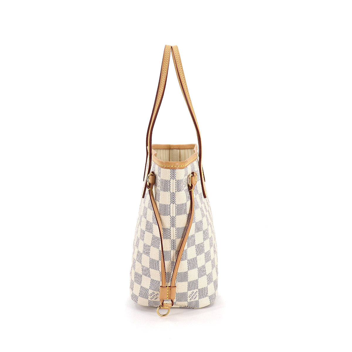 Louis Vuitton Damier Azur Neverfull PM Tote Bag White