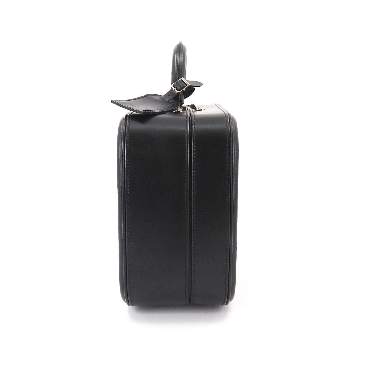 Louis Vuitton Monogram Glace Valisette MM Hand Bag Case Leather Noir
