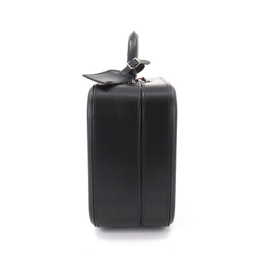 Louis Vuitton Monogram Glace Valisette MM Hand Bag Case Leather Noir