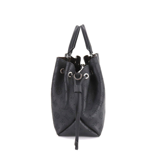 Louis Vuitton Mahina Bell Shoulder Bag Leather Noir Black