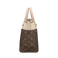 Louis Vuitton Monogram On My Side PM 2 Way Hand Shoulder Bag Leather Greige