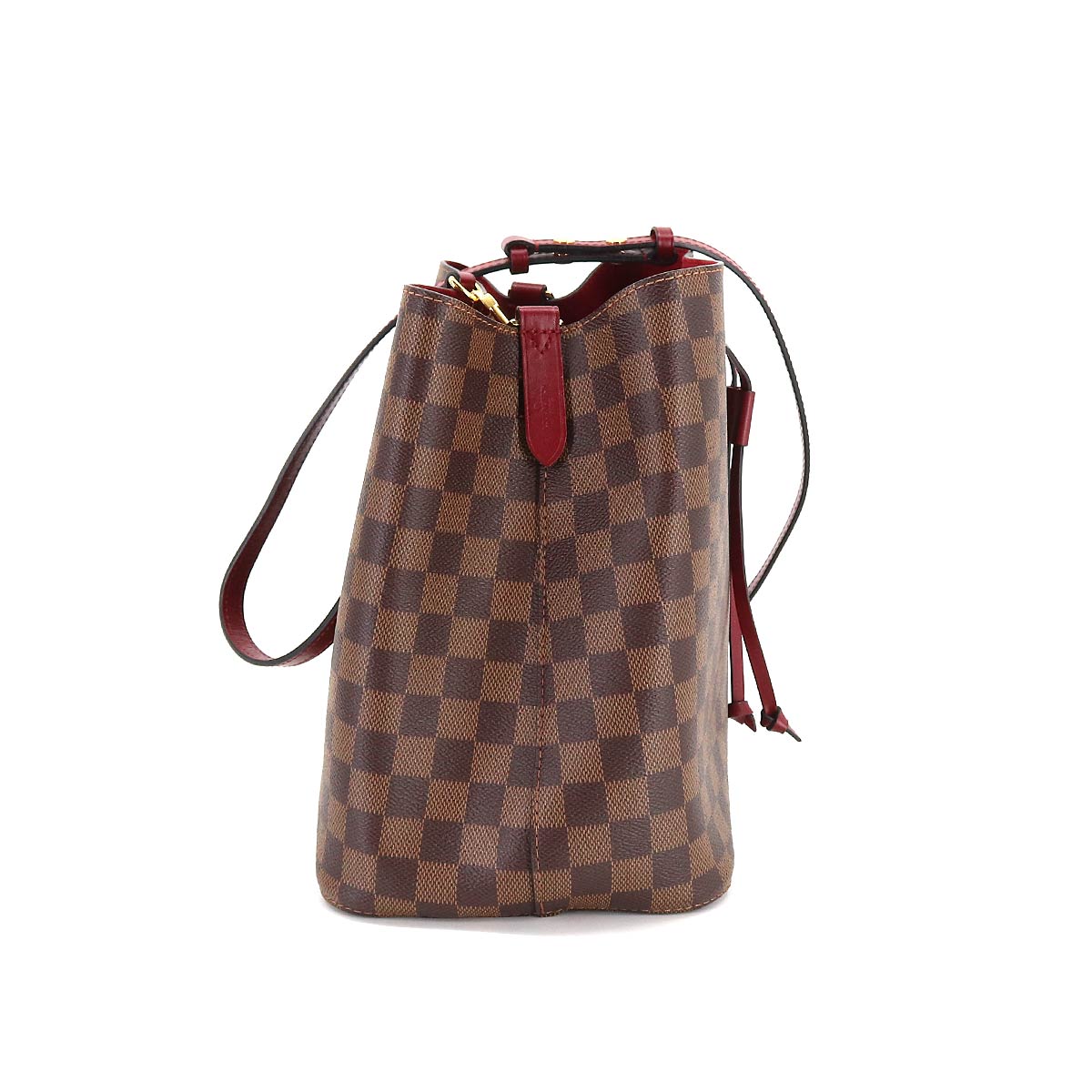 Louis Vuitton Damier Neonoe Shoulder Bag Cherry Berry Ebene