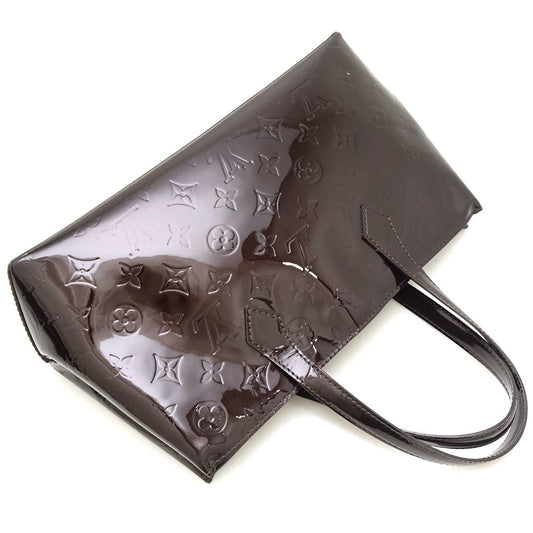 Louis Vuitton Vernis Wilshire PM Amaranto Tote Bag Handbag