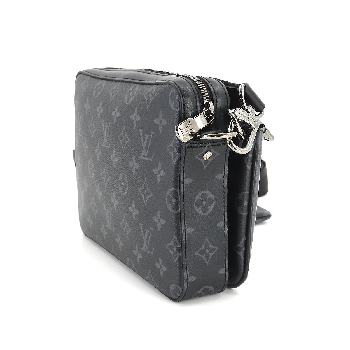 Louis Vuitton Monogram Eclipse Reverse Trio Messenger Shoulder Bag