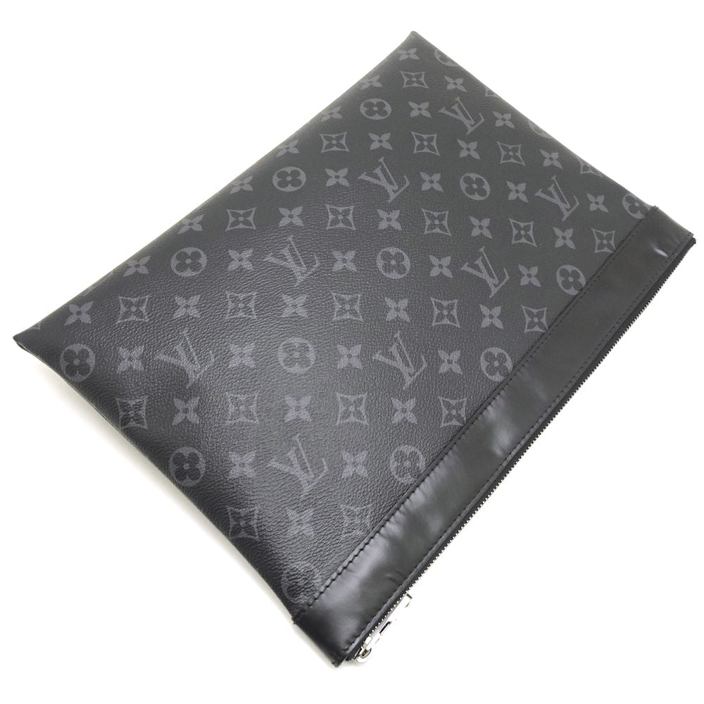 Louis Vuitton Monogram Eclipse Pochette Clutch Second Bag