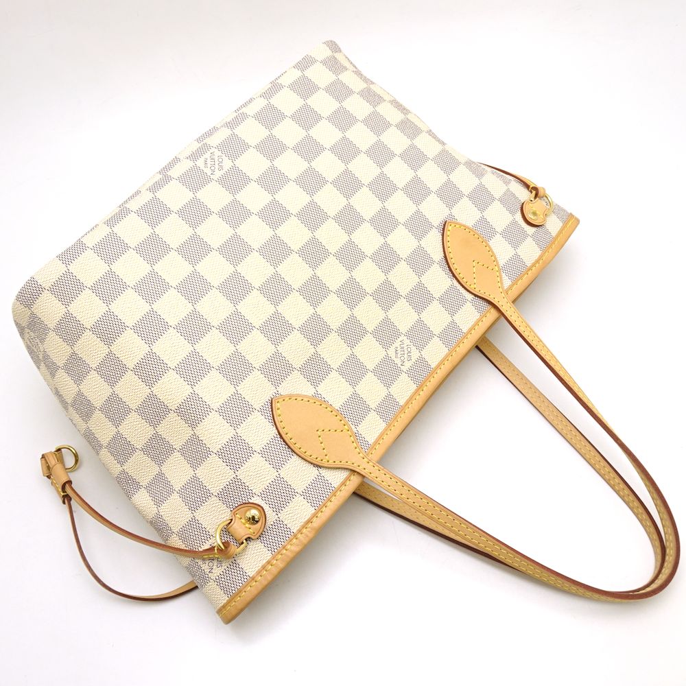 Louis Vuitton Damier Azur Neverfull PM Tote Bag