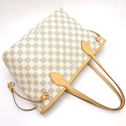 Louis Vuitton Damier Azur Neverfull PM Tote Bag