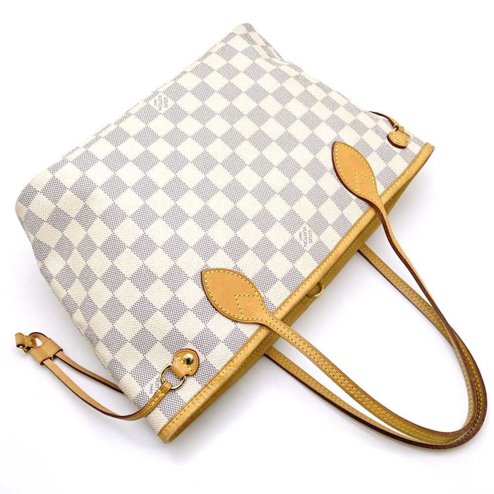 Louis Vuitton Damier Azur Neverfull PM Tote Bag
