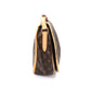 Louis Vuitton Monogram Menilmontant MM Shoulder Bag Brown Gold Metal Fittings